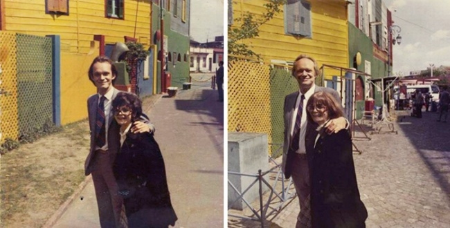 Năm 1970 và 2010: trang phục đó, khung cảnh đó và tình yêu đó không hề thay đổi