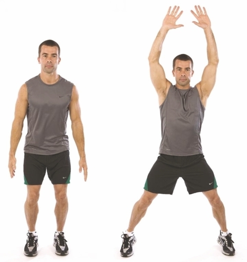 Bestie nhay jumping jacks