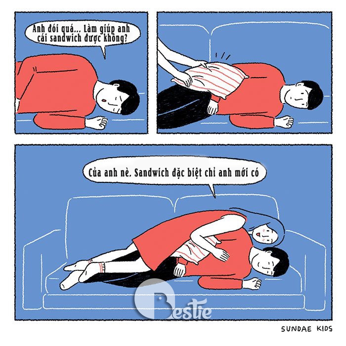 Bộ tranh tình yêu hạnh phúc khiến dân FA gato "chết đi được"