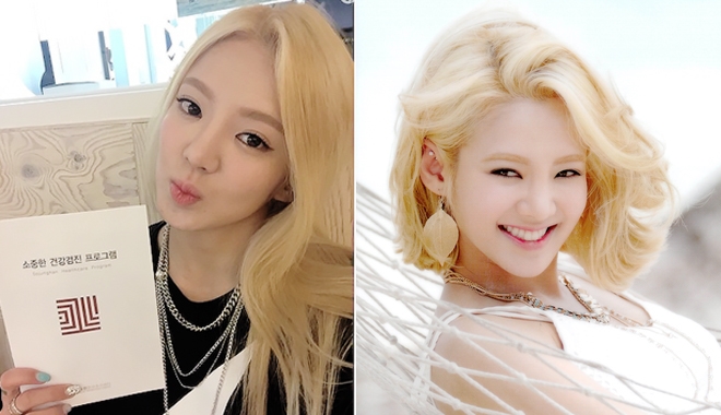 bestie toc ngan sao Han 4