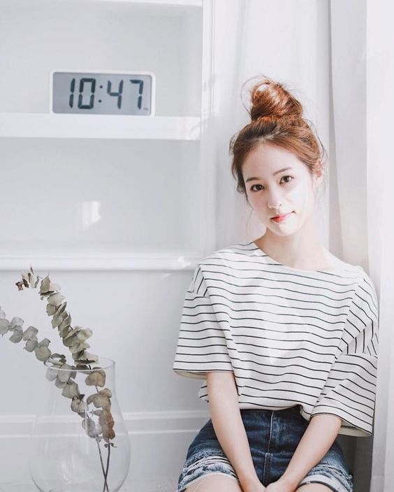 bestie búi tóc củ tỏi 3