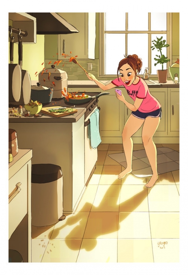 Bộ tranh Độc thân là một điều kì diệu khiến mọi cô nàng thích mê