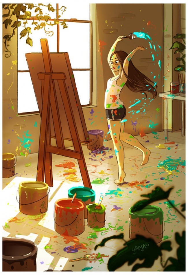 Bộ tranh Độc thân là một điều kì diệu khiến mọi cô nàng thích mê
