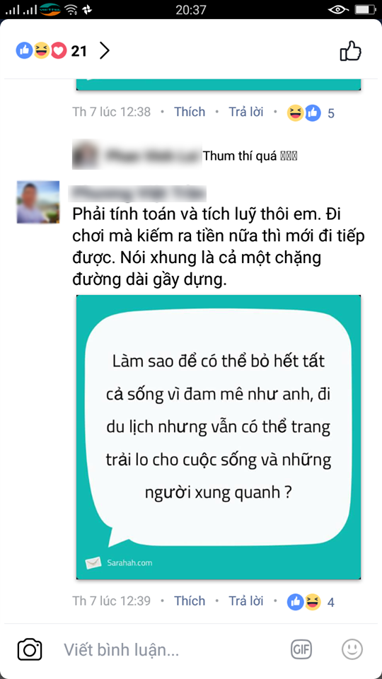 bestie ung dung Sarahah 9