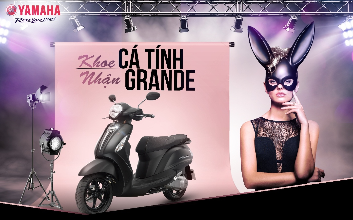 THỂ HIỆN PHONG CÁCH “VẠN NGƯỜI MÊ” NHƯ ARIANA GRANDE, TRÚNG XE YAMAHA