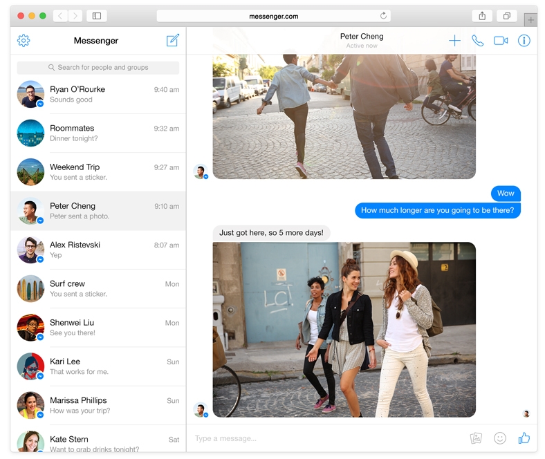 bestie messenger