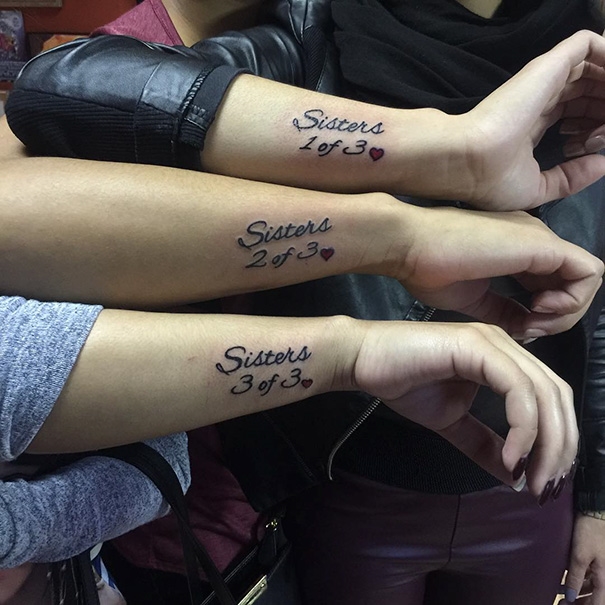 bestie hinh xam chi em gai