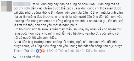 Cố giữ trong trắng suốt 4 năm lại chia tay ngay sau khi làm chuyện ấy