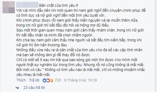 Cố giữ trong trắng suốt 4 năm lại chia tay ngay sau khi làm chuyện ấy