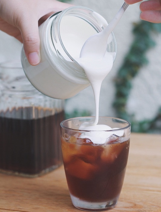 bestie cach lam milk foam