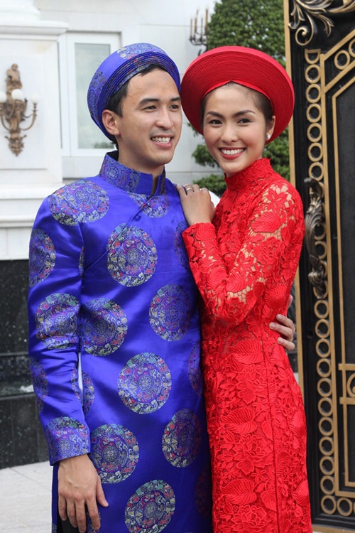 bestie my nhan viet ao dai cuoi