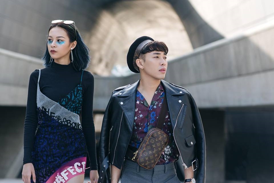 bestie tuan le thoi trang sao viet mac dep mac xau