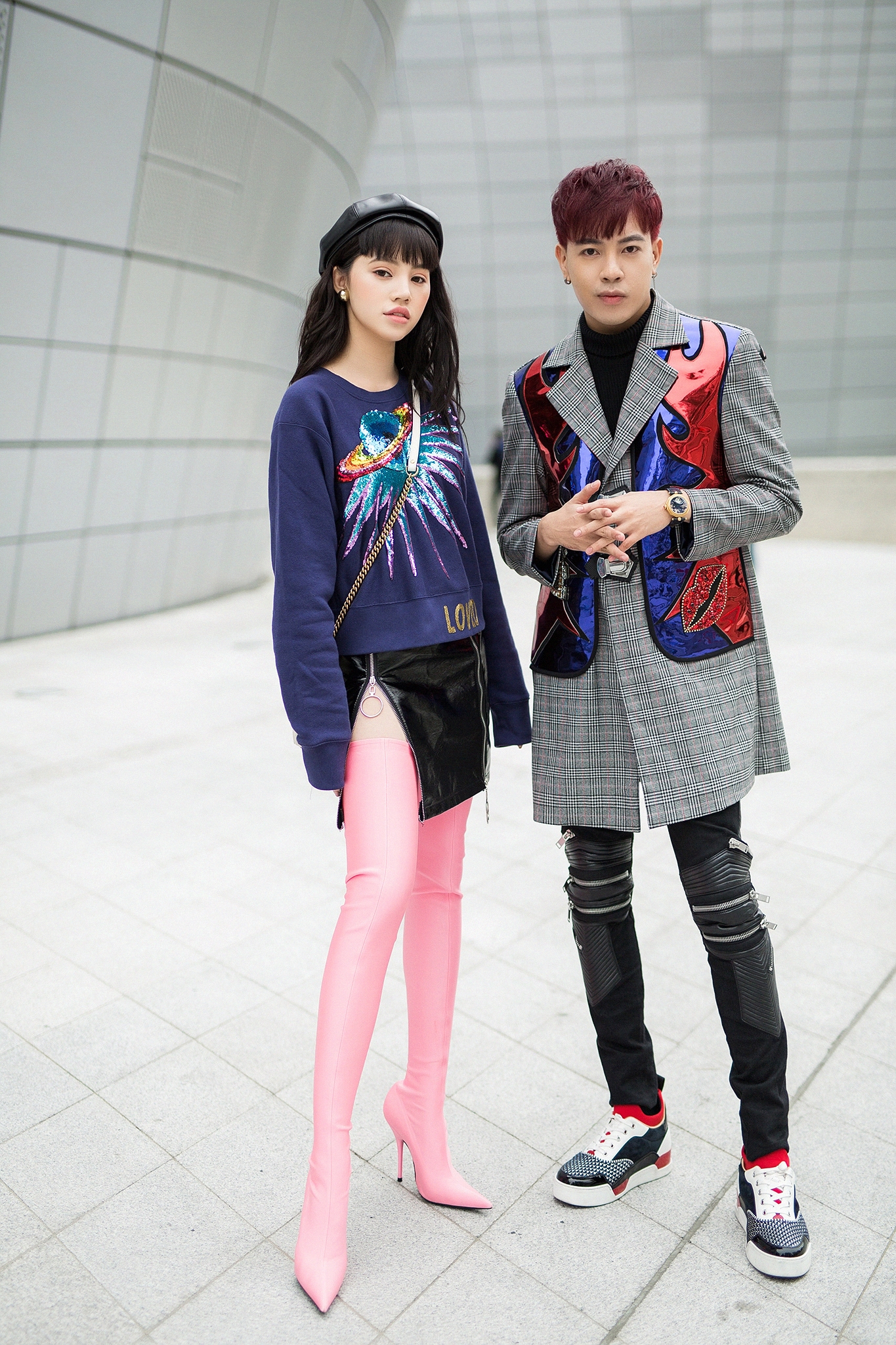 bestie tuan le thoi trang sao viet mac dep mac xau