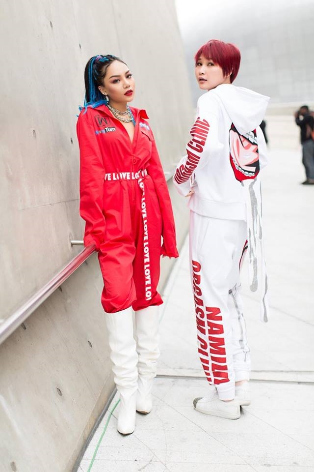 bestie tuan le thoi trang sao viet mac dep mac xau