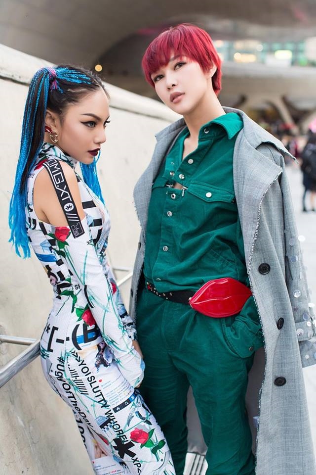 bestie tuan le thoi trang sao viet mac dep mac xau