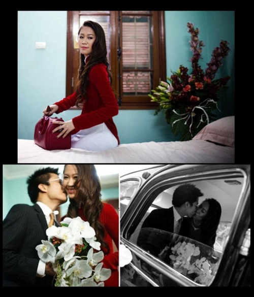 bestie my nhan viet ao dai cuoi