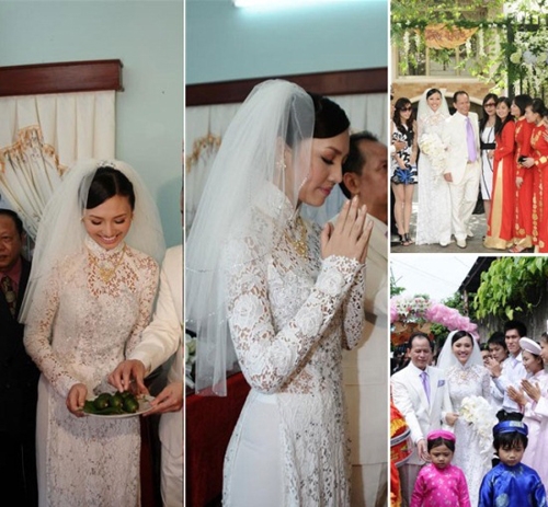 bestie my nhan viet ao dai cuoi