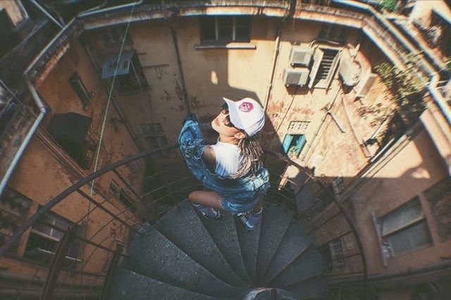 bestie diem chup hinh vintage