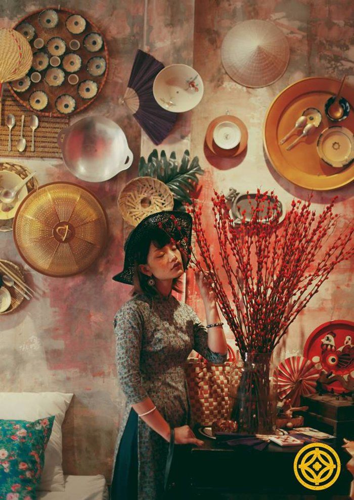 bestie diem chup hinh vintage