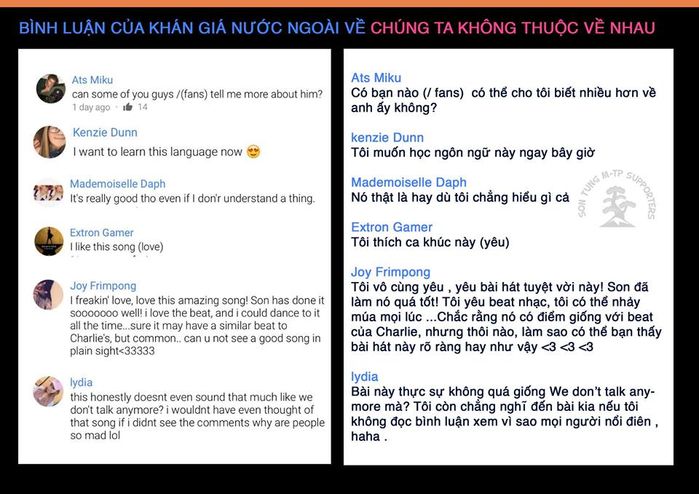 bestie phan ung khan gia nuoc ngoai khi nghe nghe si viet hat