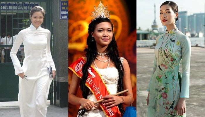 bestie hinh anh hoa hau viet truoc va sau khi dang quang