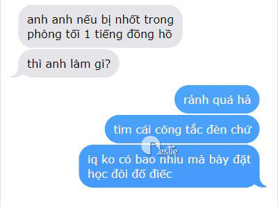 Loạt tin nhắn đọ độ lầy với người yêu mà bạn có thể áp dụng ngay