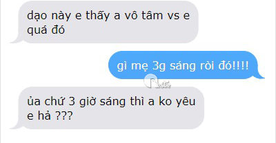 Loạt tin nhắn đọ độ lầy với người yêu mà bạn có thể áp dụng ngay