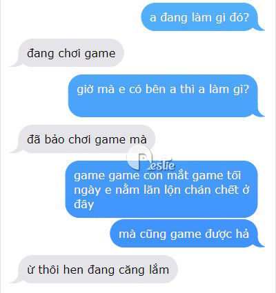 Loạt tin nhắn đọ độ lầy với người yêu mà bạn có thể áp dụng ngay