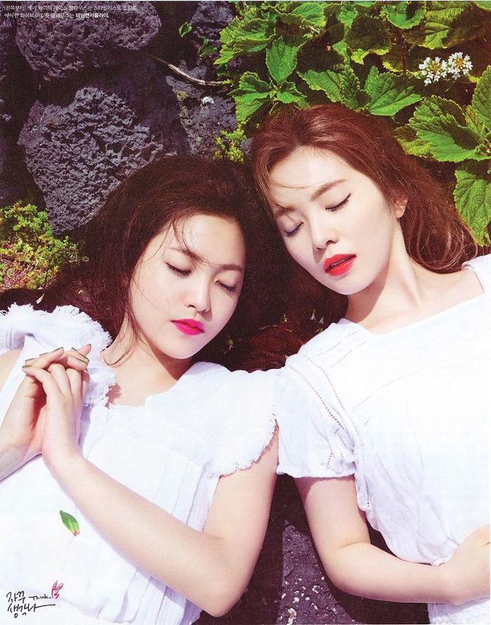 bestie tam giac visual trong nhom nhac kpop