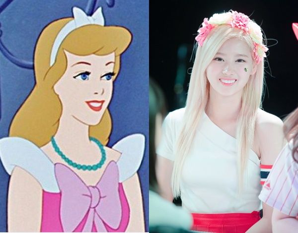 bestie thich thu ngam sana(twice) so huu nhan sac giong cong chua disney