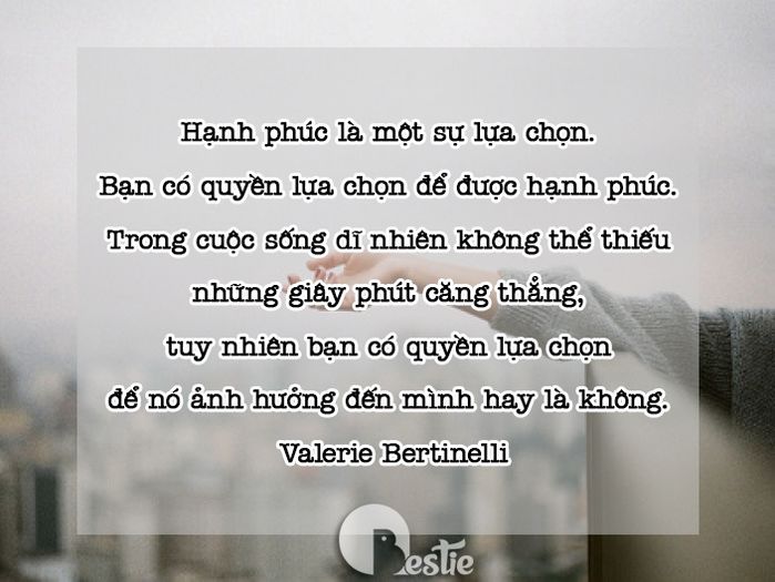 Cuộc đời này là gánh nặng hay hạnh phúc đều do bạn tự quyết định