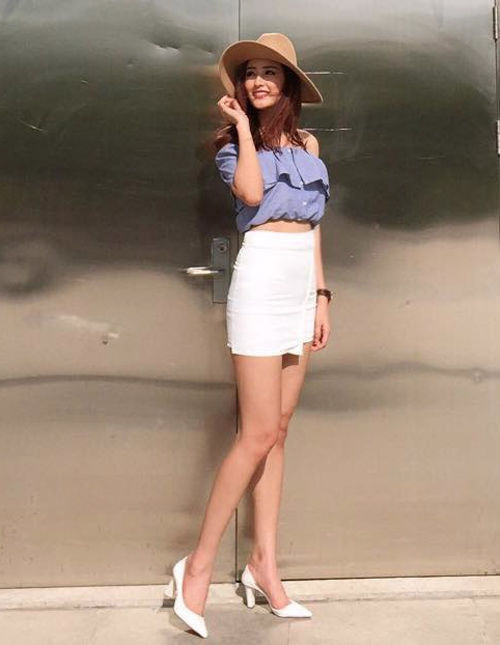 bestie chieu chup anh chan dai