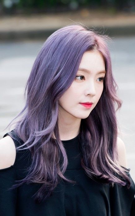 Kết quả hình ảnh cho nhuộm ombre tím