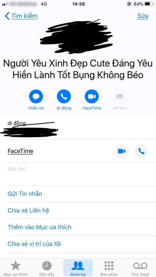 bestie ten nguoi trong danh ba dien thoai