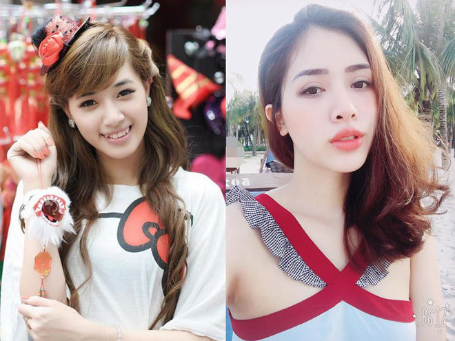 bestie su thay doi ve ngoai hinh cua cac hot girl ha thanh