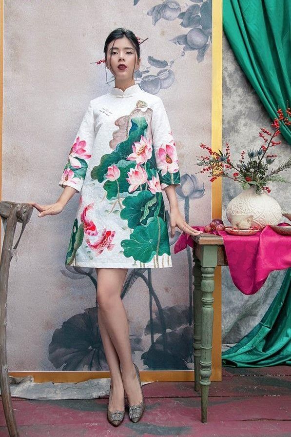 bestie xu huong ao dai mua Tet 21