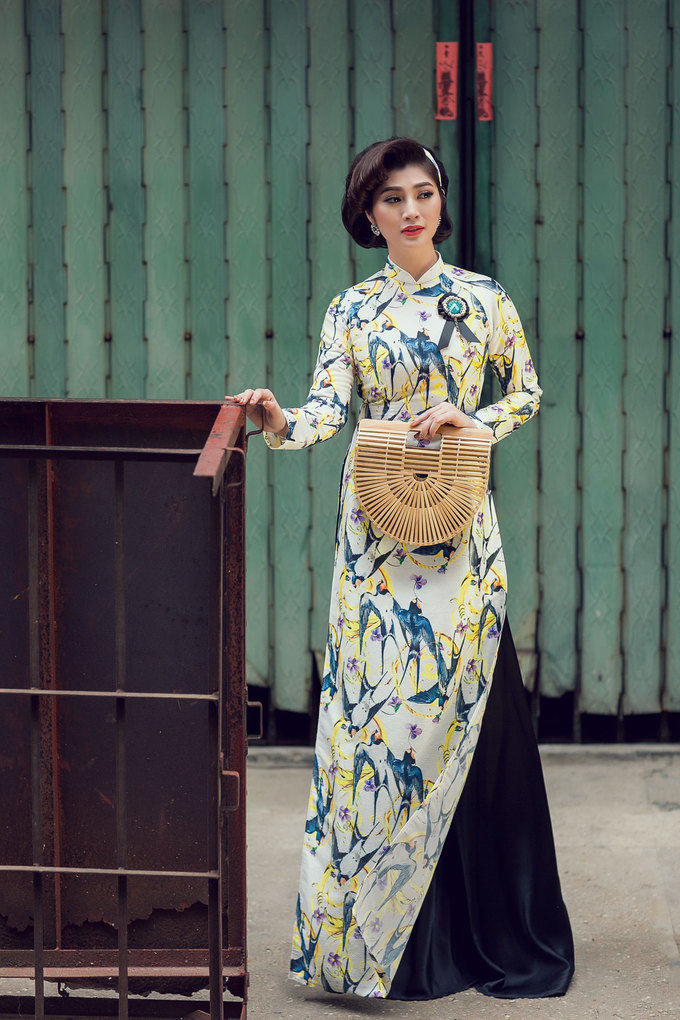 bestie xu huong ao dai mua Tet 9