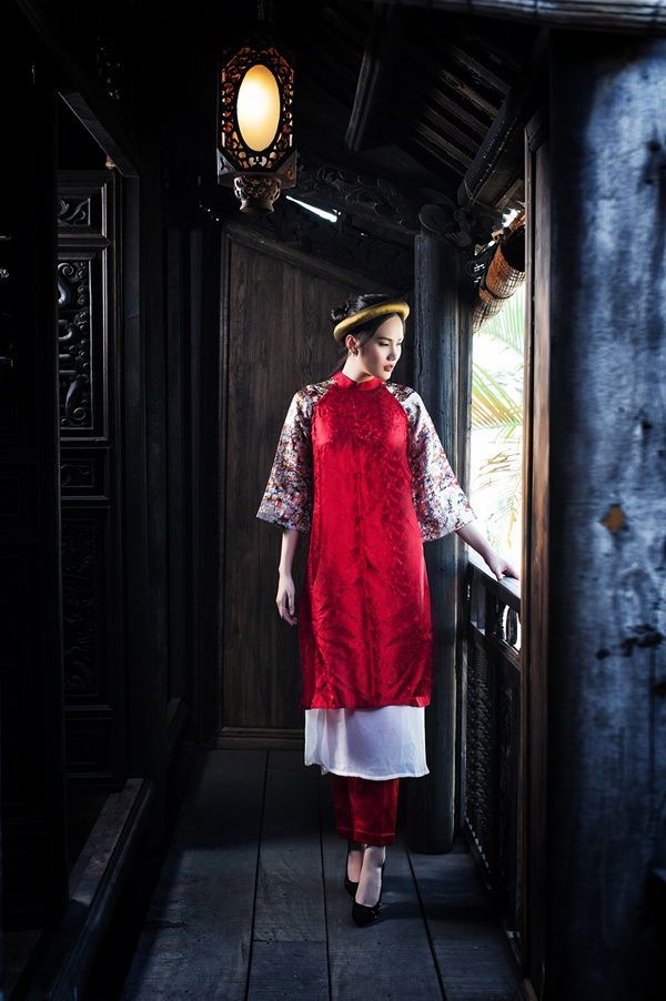 bestie xu huong ao dai mua Tet 13