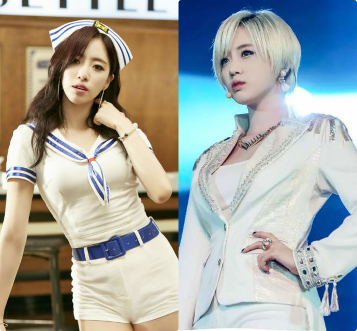 bestie sao han tu toc dai sang toc ngan