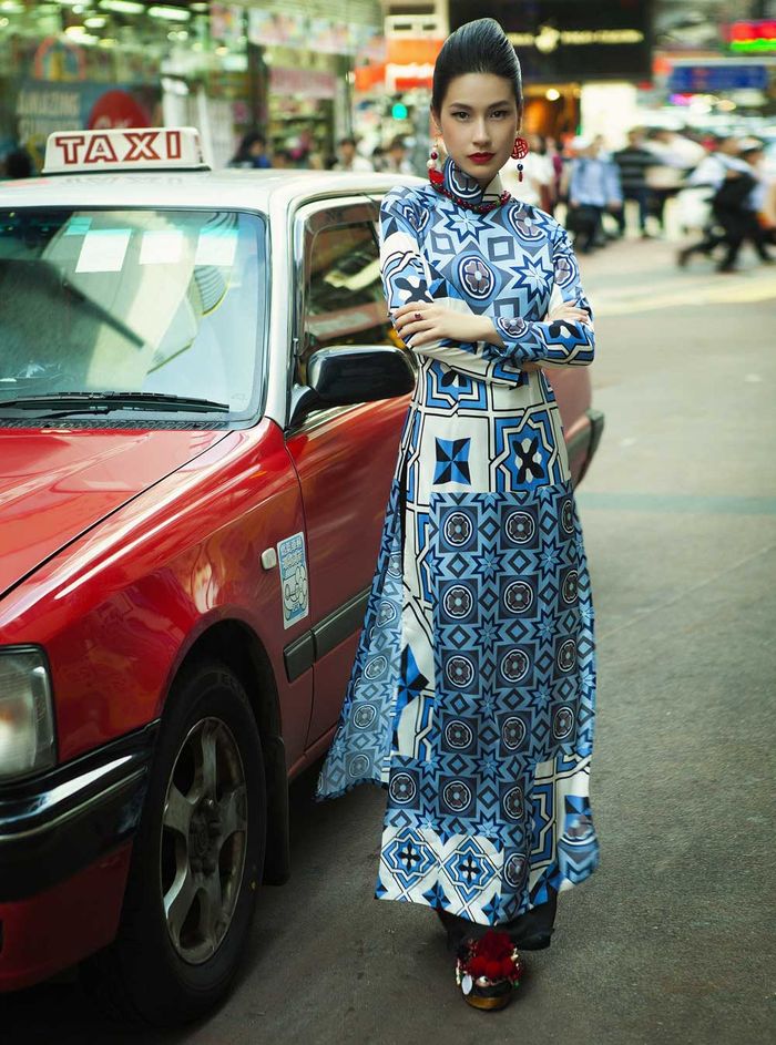 bestie xu huong ao dai mua Tet 11