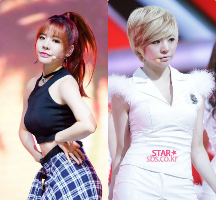 bestie sao han tu toc dai sang toc ngan