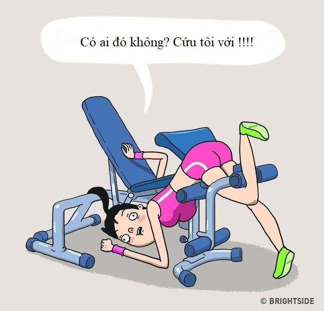 bestie nhung kieu nguoi trong phong gym