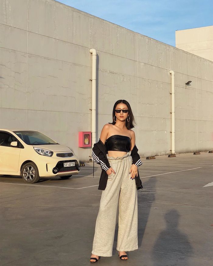 bestie cach phoi do voi ao crop top 13