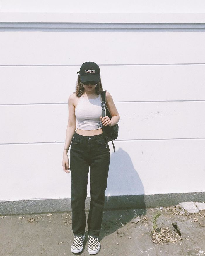 bestie cach phoi do voi ao crop top 5