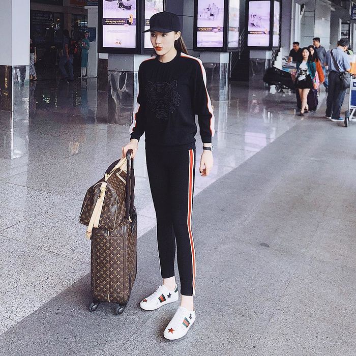 bestie gu thoi trang san bay cua sao Viet 2
