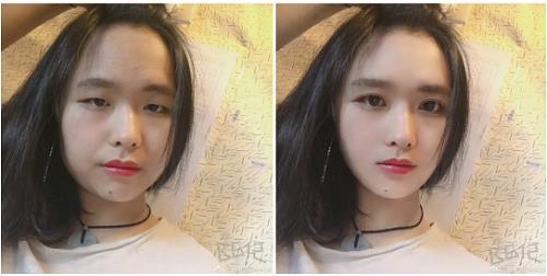bestie anh truoc va sau khi chinh sua