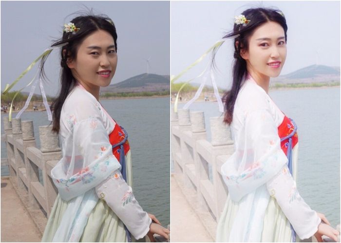 bestie anh truoc va sau khi chinh sua