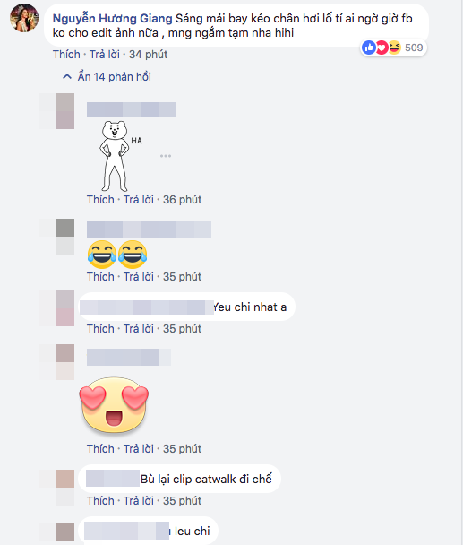Bestie Huong Giang idol va phan ung bat ngo khi bi phat hien keo chan qua lo