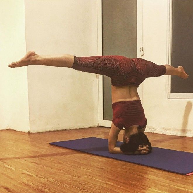 bestie tu the yoga nong bong mat cua sao viet