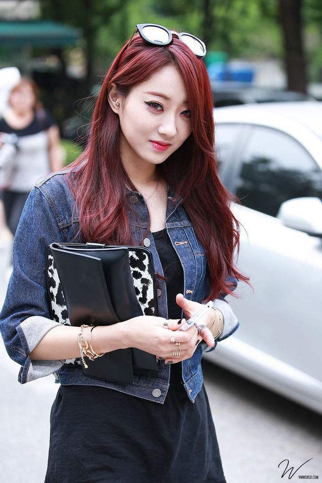 bestie idol nu Han thay doi mau toc 8